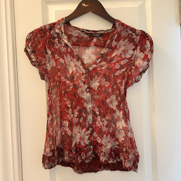 Zara Sheer Sleeveless Top - Picture 1 of 3